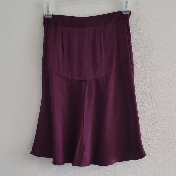 Banana Republic Dresses & Skirts - Silk Banana Republic Skirt Purple 0 XS Y2k Vintage Fairy Whimsigoth Party Office